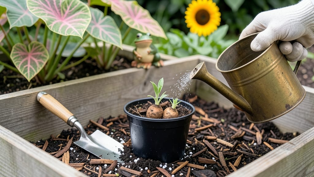 When to Plant Caladium Bulbs in Zone 8: Soil Warmth & Frost-Free Window Guide
